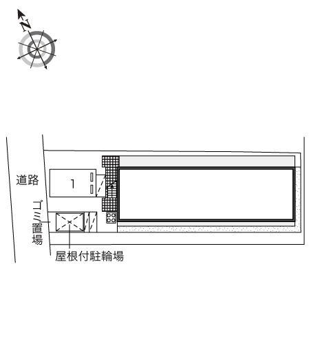 モンターニュ日向(44704)の駐車配置図