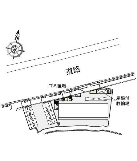 Ｕｒｂａｎ桂坂(39913)の駐車配置図