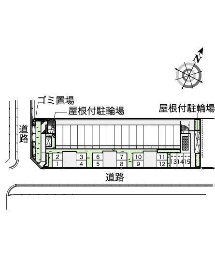 奏律(38953)の駐車配置図
