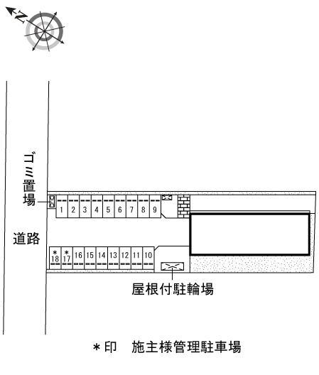 咲(44158)の駐車配置図