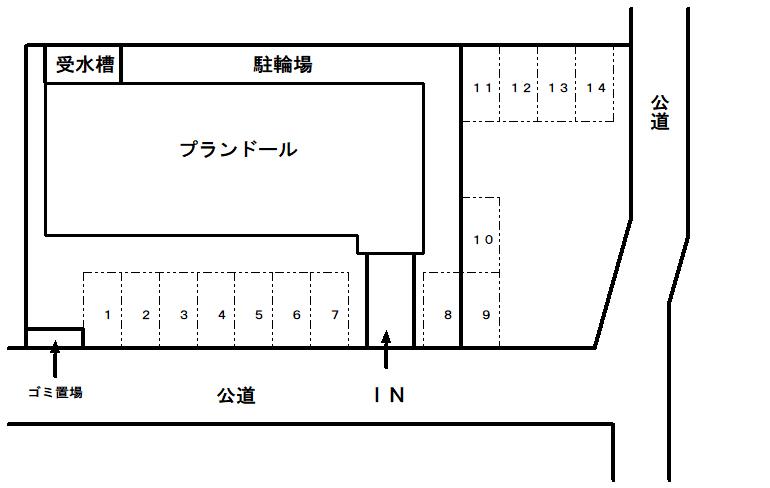 プランドールの駐車配置図