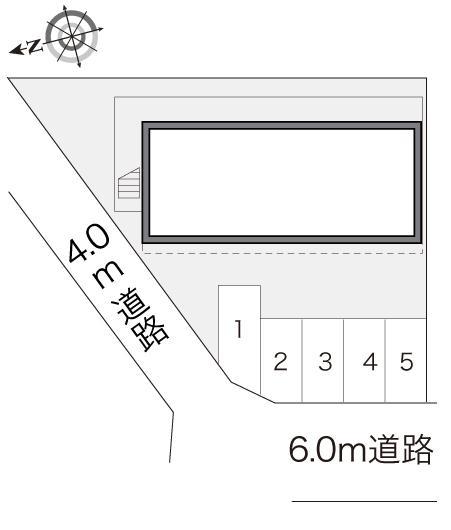 サニータウン(17333)の駐車配置図