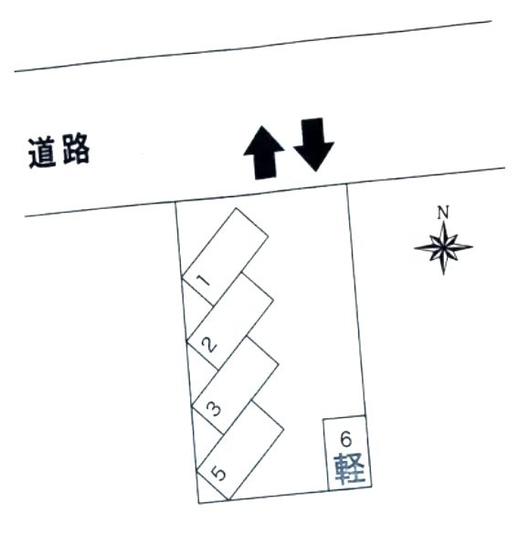 (24) 柴田駐車場の駐車配置図
