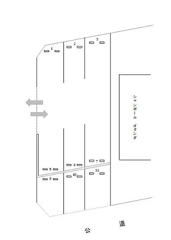J-209の駐車配置図