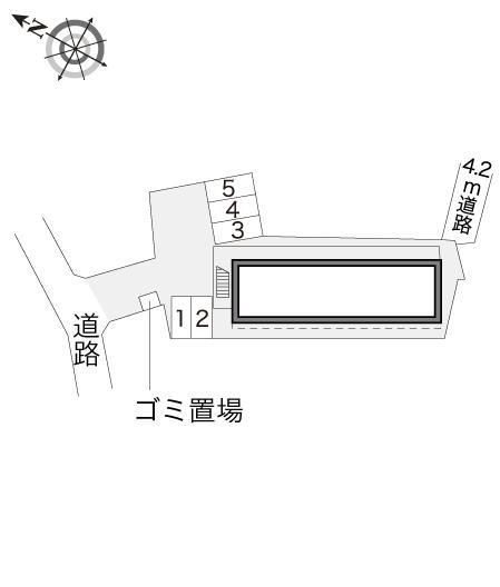 ＷｉｎｇＶａｌｌｅｙ(17097)の駐車配置図