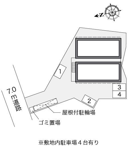 堀田(36828)の駐車配置図