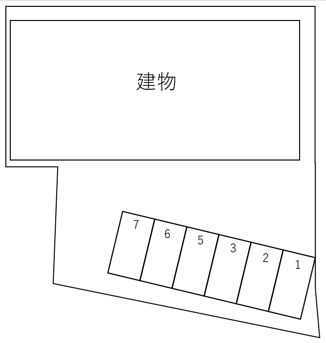 ＴＩＦＯＳＯ川島の駐車配置図
