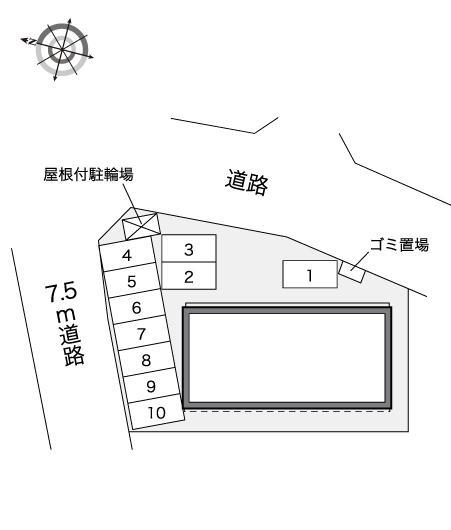 プルミエール(42461)の駐車配置図