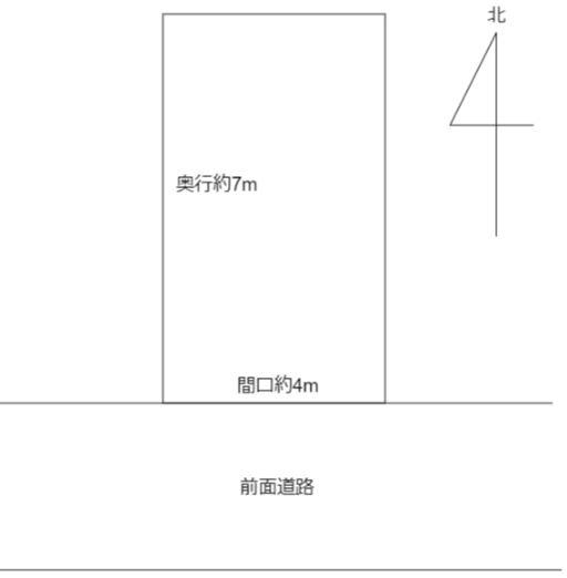津守１丁目駐車場（商店街北）の駐車配置図
