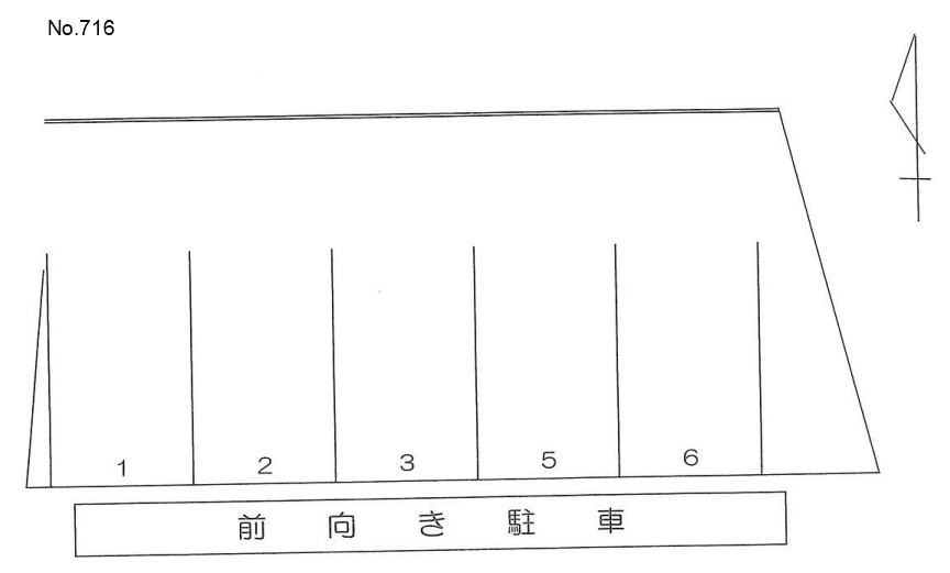 ７１６の駐車配置図