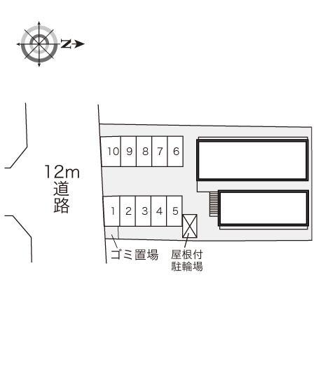 ビアンコⅢ(23835)の駐車配置図