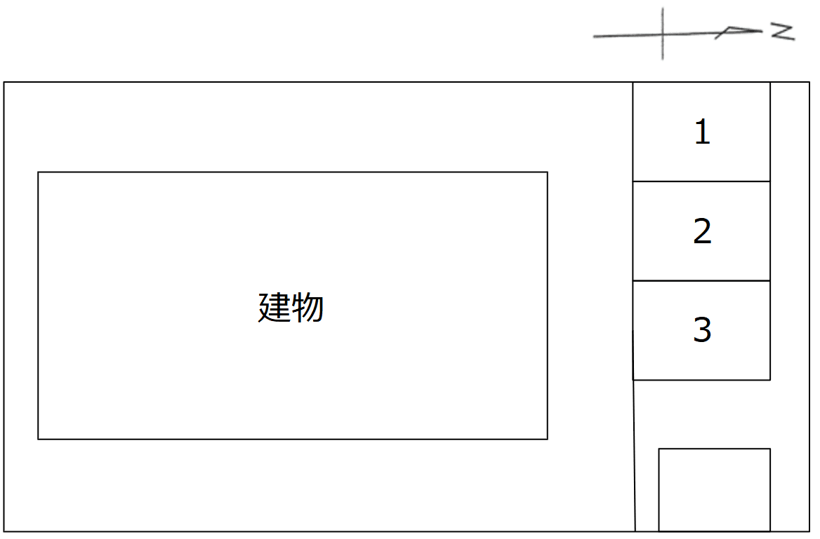 グリーンヒル広野の駐車配置図