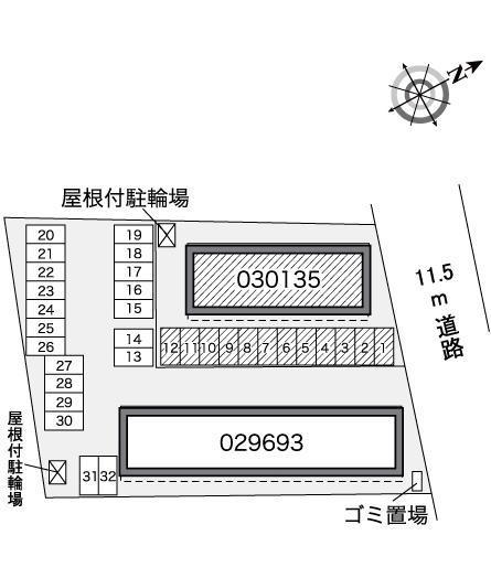 シーサイドパルⅡ(30135)の駐車配置図