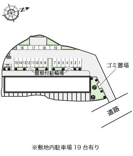 Ｔｓｕｒｕｈａｒａ　２００１(15770)の駐車配置図