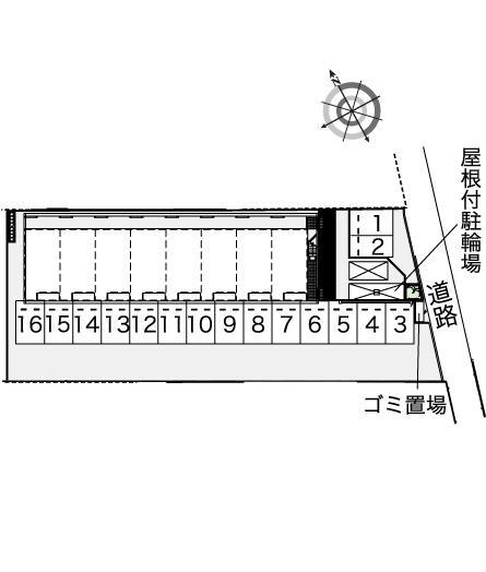 ル　チューレ(42210)の駐車配置図