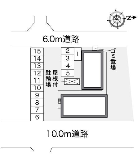 アプリコーゼ(27070)の駐車配置図