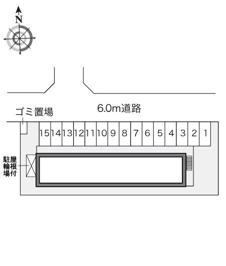 ヴァンテアン(20559)の駐車配置図