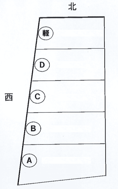 蔵前５丁目駐車場の駐車配置図