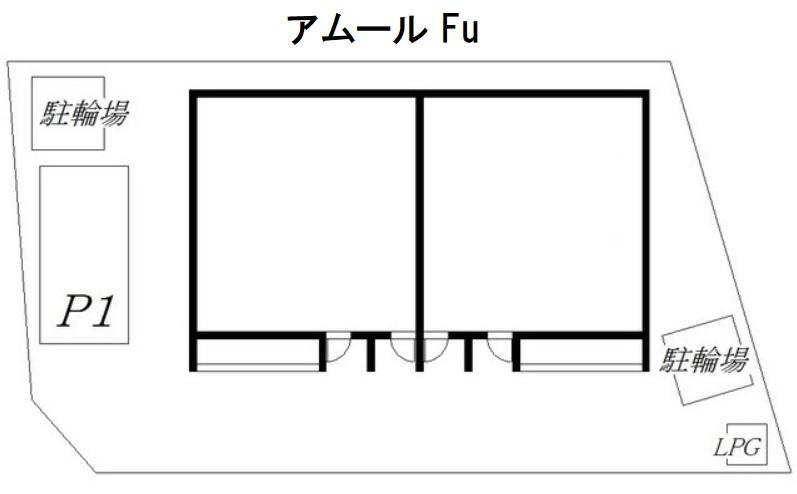 アムール Fuの駐車配置図
