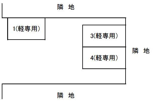 松原町駐車場の駐車配置図