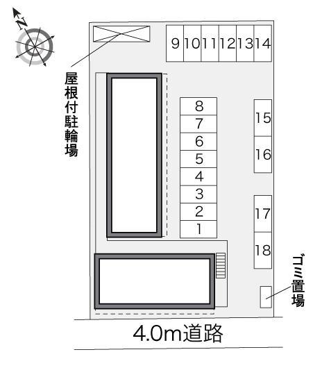 キャノーラ(31183)の駐車配置図