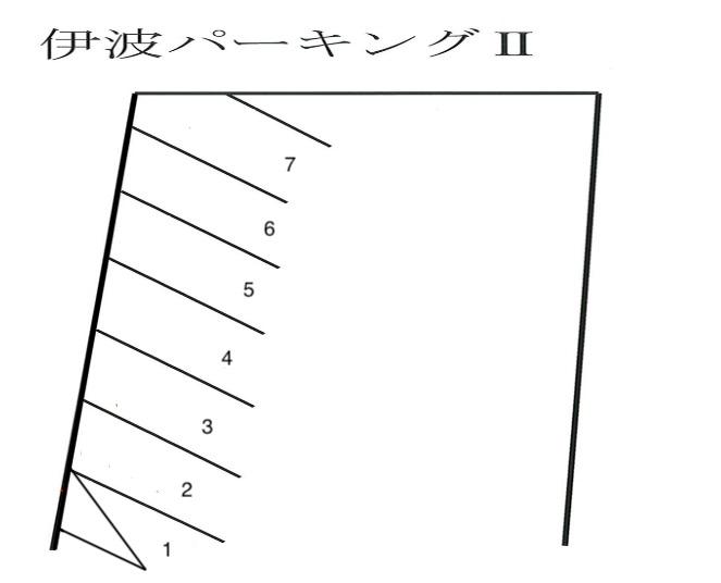 伊波パーキング2の駐車配置図