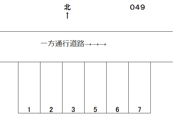 岩倉－49の駐車配置図