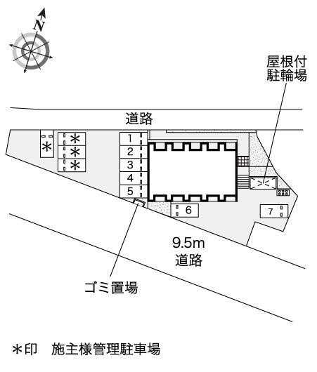 佐久(54177)の駐車配置図