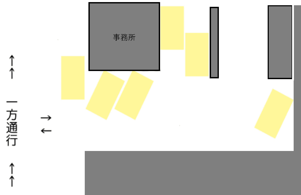 サンモールの駐車配置図