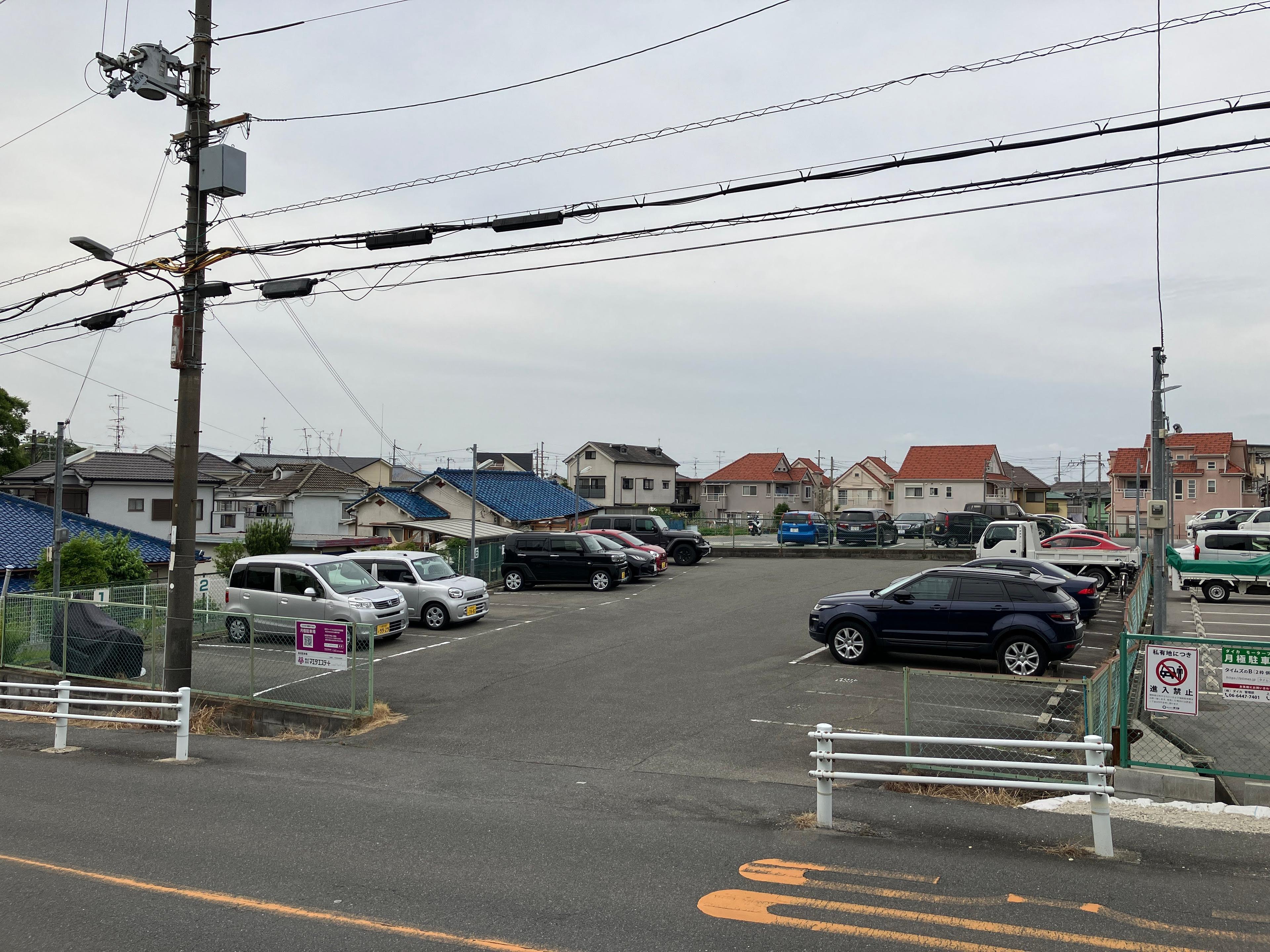 星田駐車場の外観・駐車場イメージ1枚目
