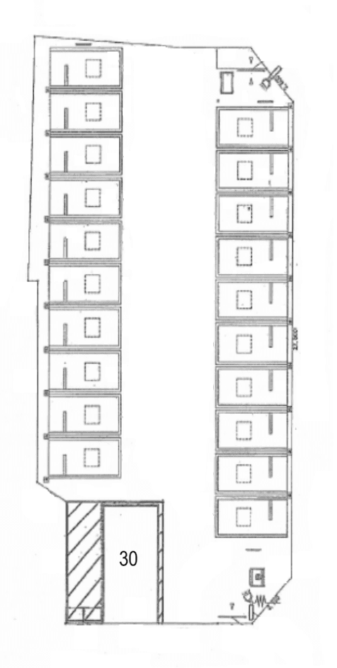 パークネットボギー西天満の駐車配置図