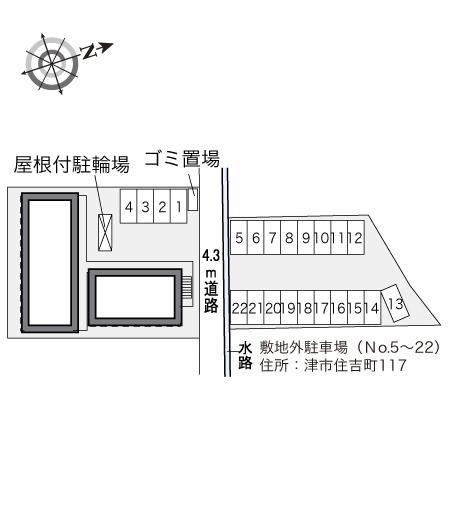 さぼてん(33299)の駐車配置図