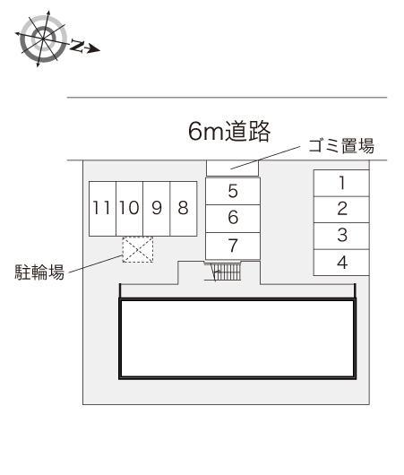 ヴィラージュ彩(16287)の駐車配置図