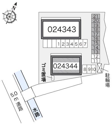 アバンセＣ(24344)の駐車配置図