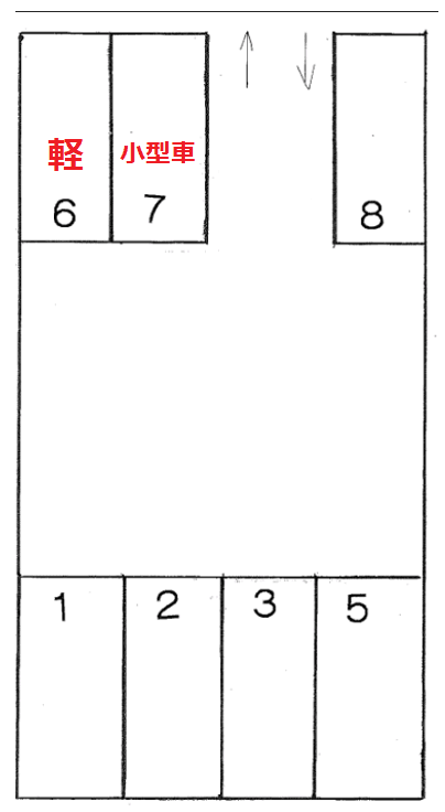 P78の駐車配置図