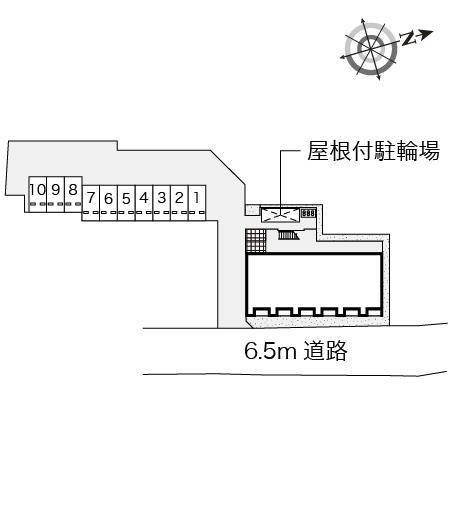 クレールシャンブルⅡ(54505)の駐車配置図