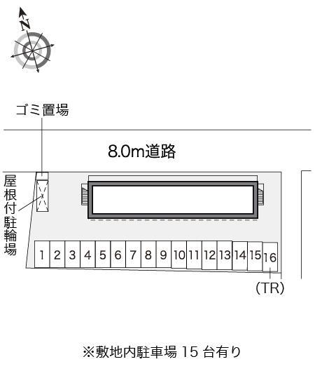 ルニＩ(12944)の駐車配置図