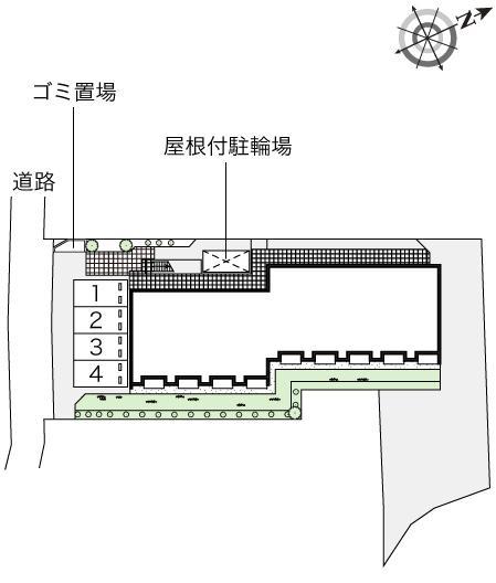 グリーンガーデン(54047)の駐車配置図