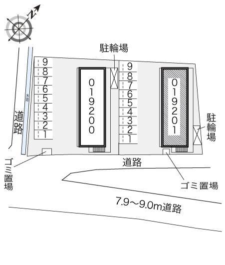 グランパルティータⅡ(19201)の駐車配置図
