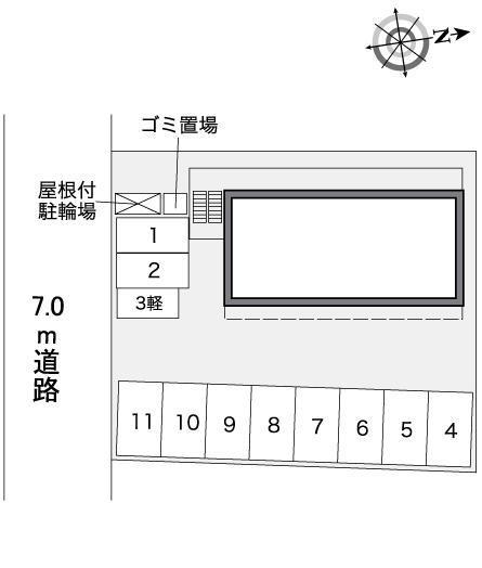 堀口(38768)の駐車配置図
