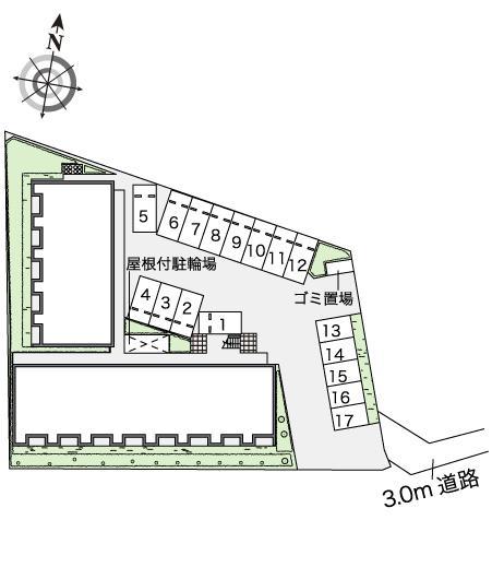スマイル(43395)の駐車配置図