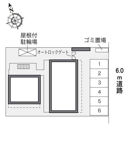 グレイスⅢ(34427)の駐車配置図