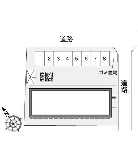 グリーン文桜(26067)の駐車配置図