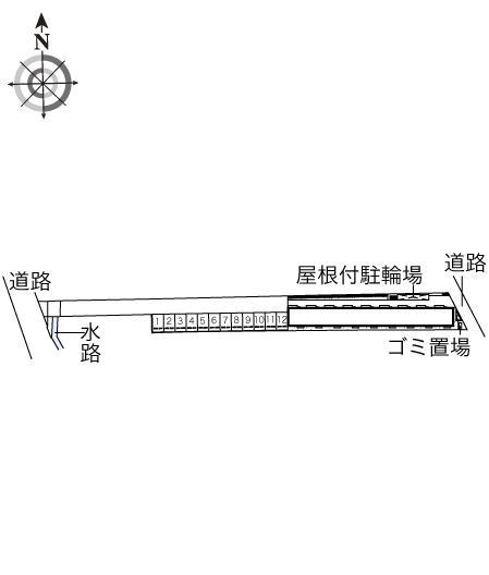 ナスコ(45347)の駐車配置図