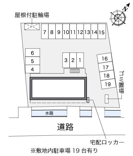 ル　レーブ(39412)の駐車配置図