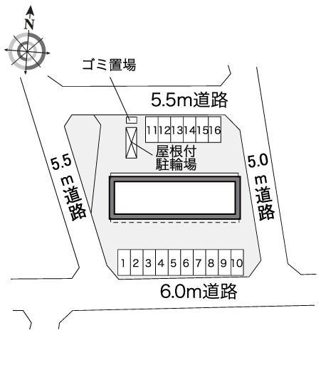 花川(40448)の駐車配置図