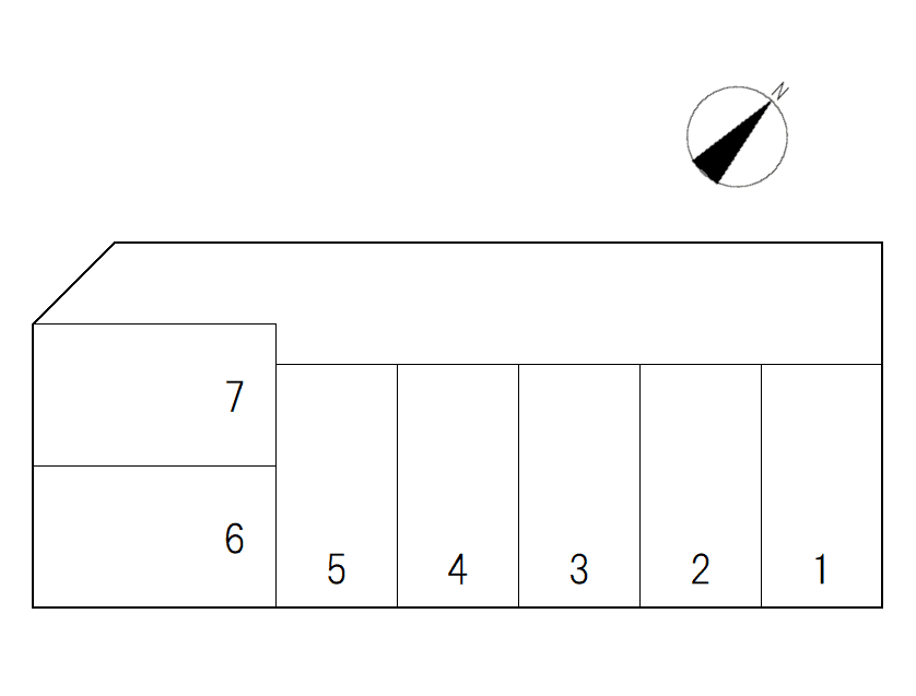 TANAGOパークの駐車配置図