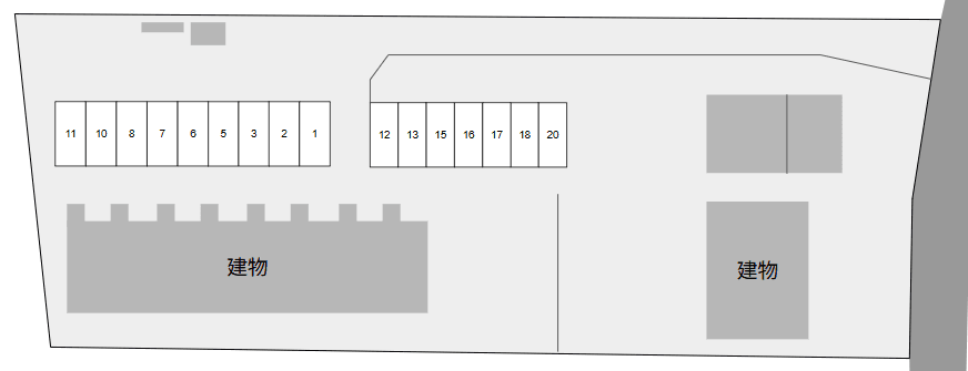 Ｐｒｉｍ　ｒｏｓｅの駐車配置図