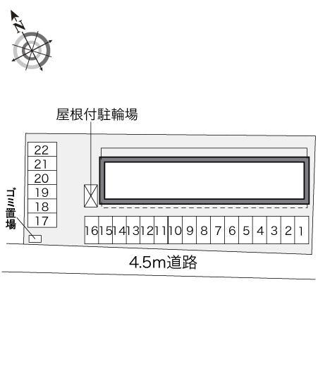セレッソ　スドー(33475)の駐車配置図