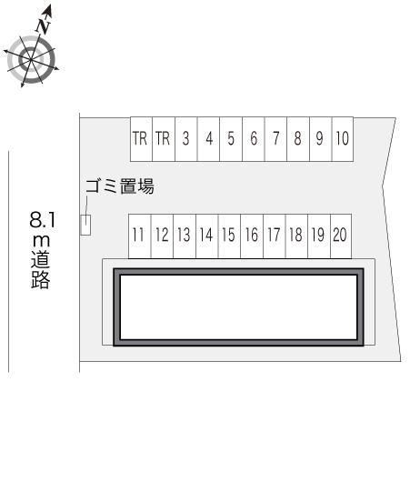 燕良(13190)の駐車配置図